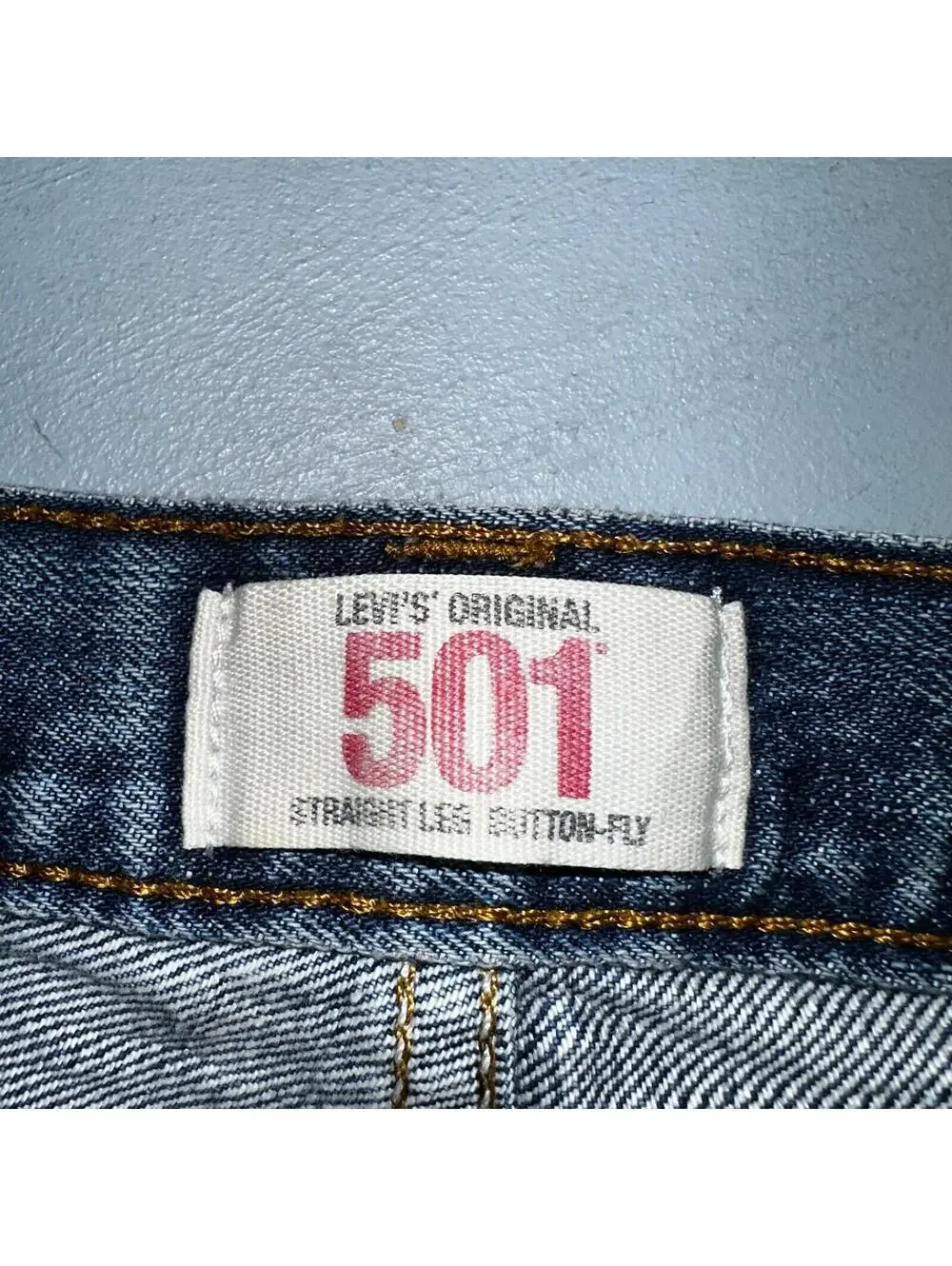 Levis 501 Vintage Y2K XX Straight Leg Jeans Blue Med Wash 40x32 Act 40x31